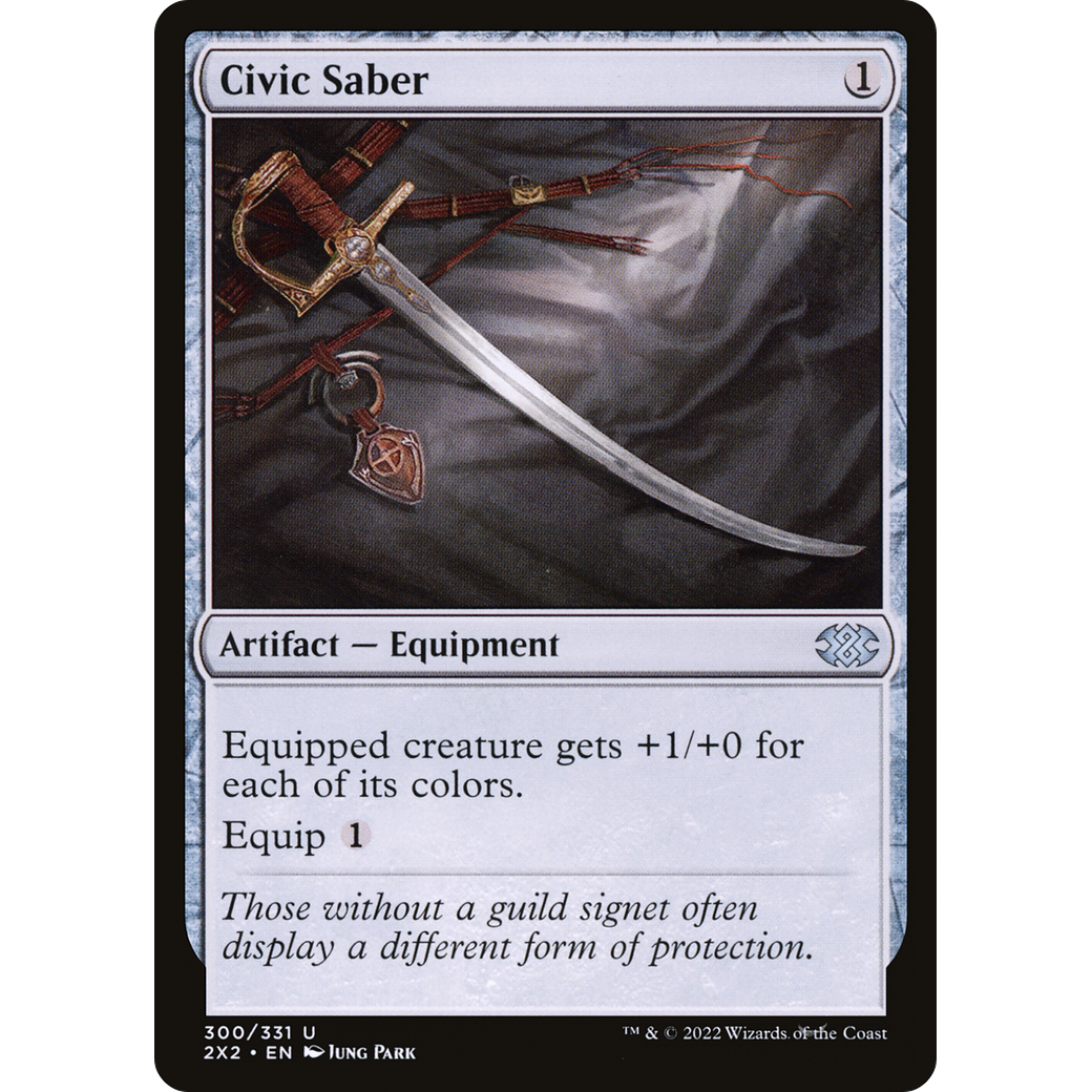 Civic Saber (2X2-300) - Double Masters 2022 Foil