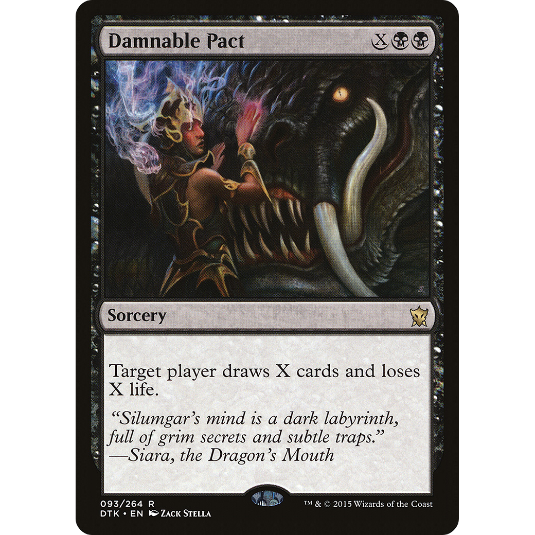Damnable Pact (DTK-093) - Dragons of Tarkir