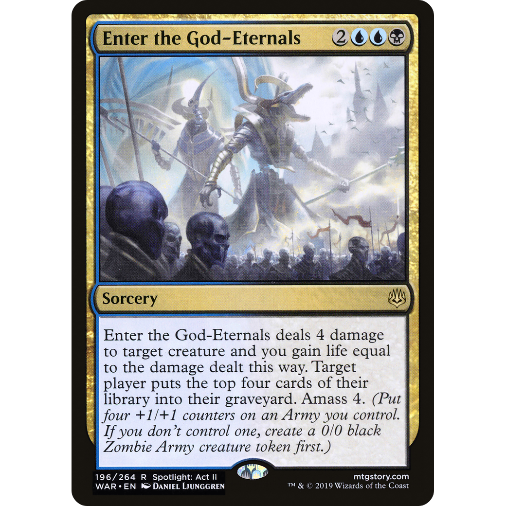 Enter the God-Eternals (WAR-196) - War of the Spark