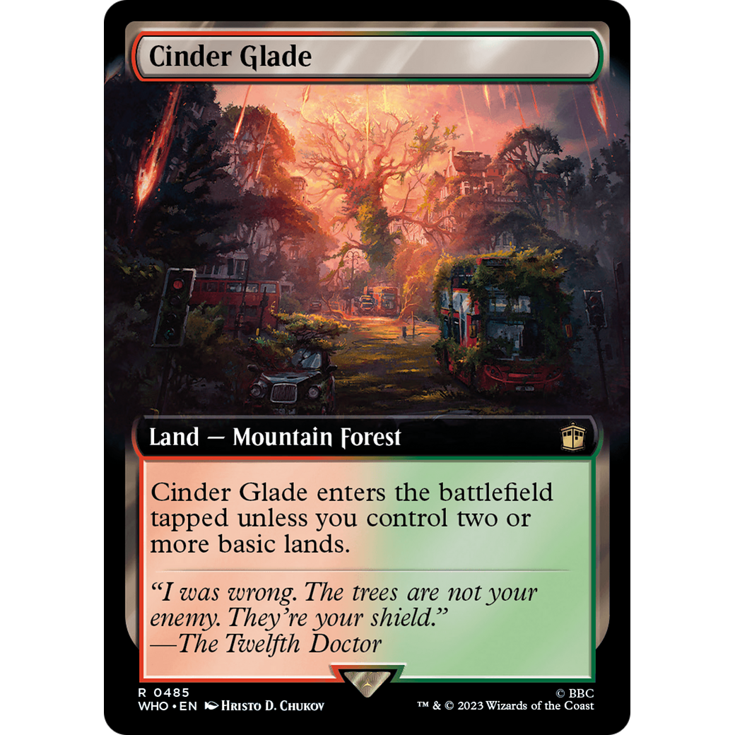 Cinder Glade (Extended Art) (WHO-485) - Doctor Who: (Extended Art)