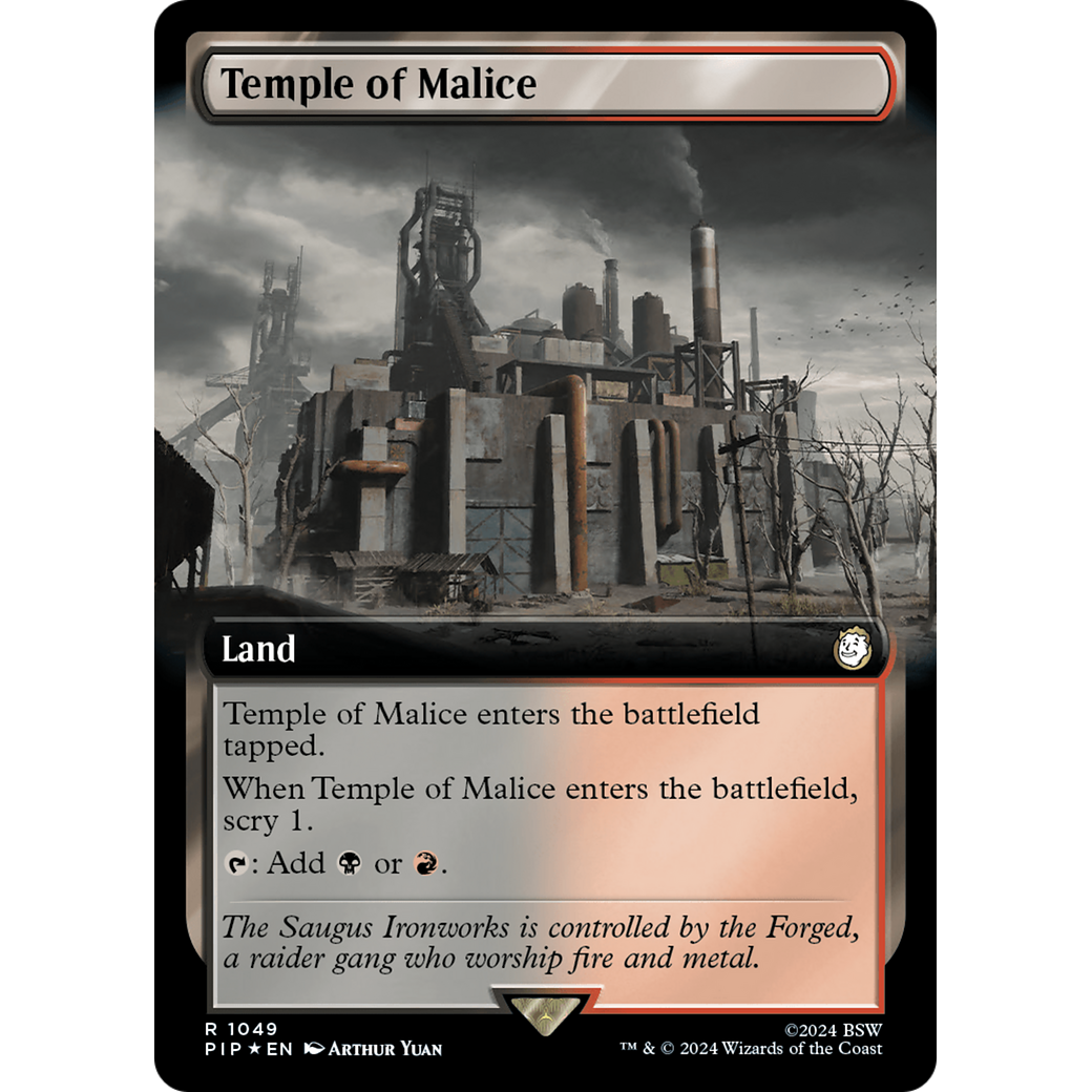 Temple of Malice (PIP-1049) - Fallout: (Extended Art) Foil