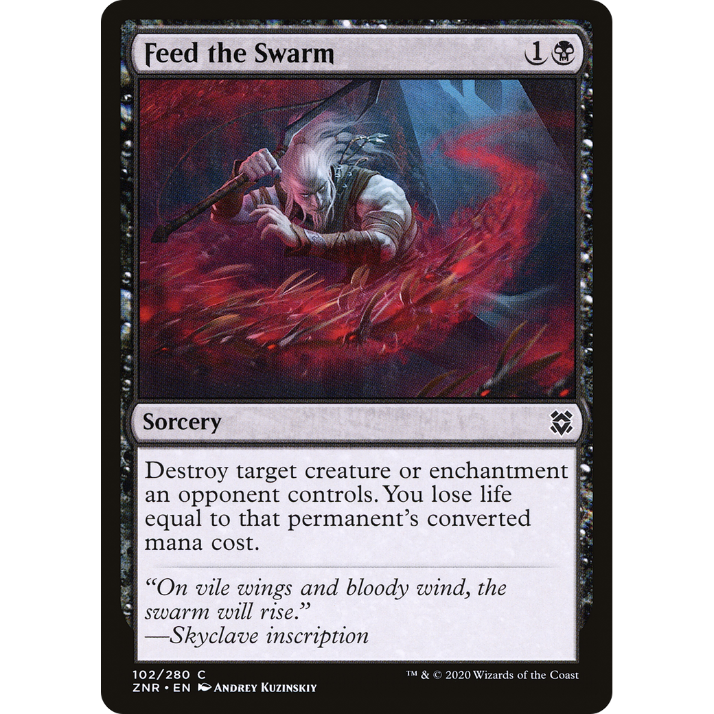 Feed the Swarm (ZNR-102) - Zendikar Rising Foil