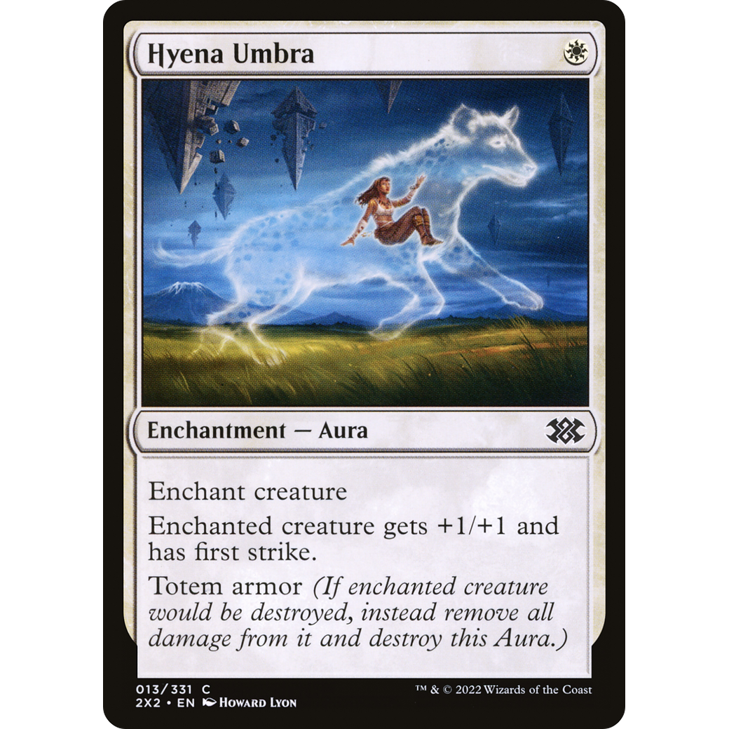 Hyena Umbra (2X2-013) - Double Masters 2022 Foil