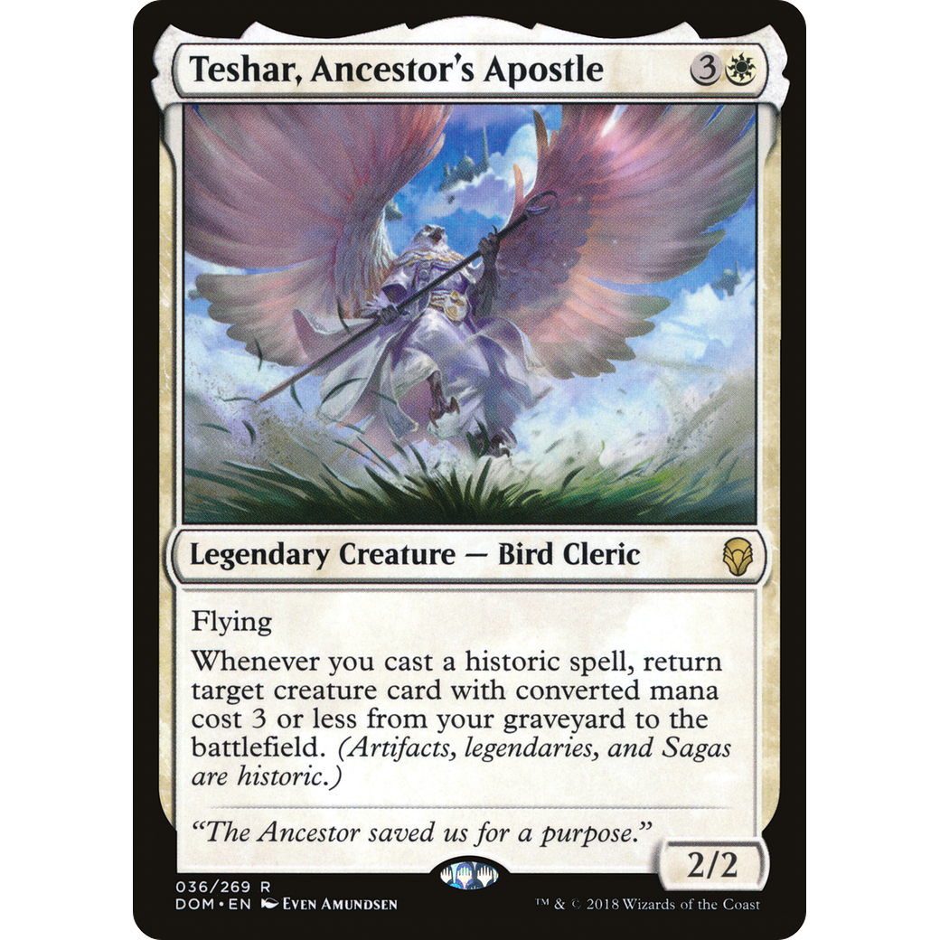Teshar, Ancestor's Apostle (DOM-036) - Dominaria