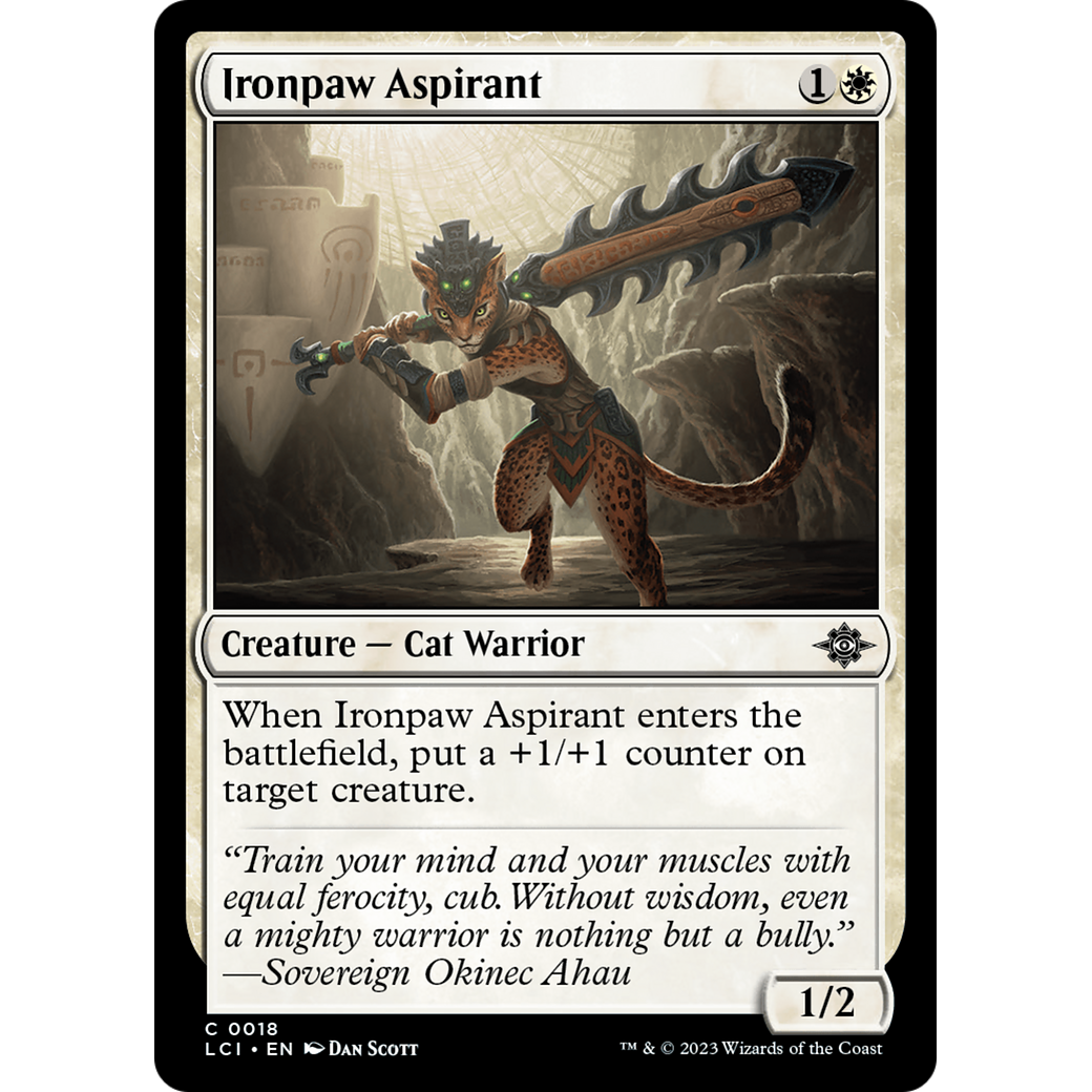 Ironpaw Aspirant (LCI-018) - The Lost Caverns of Ixalan Foil