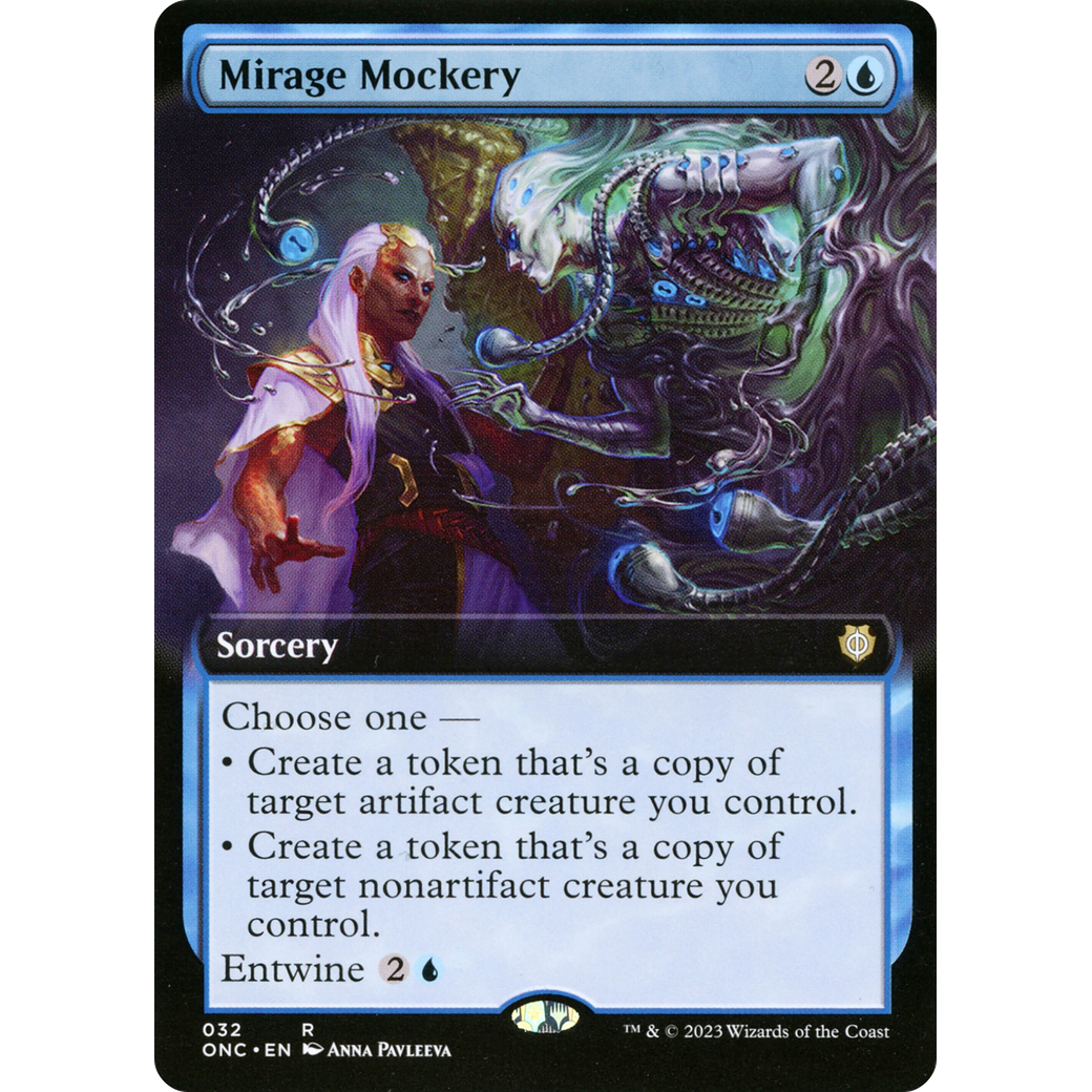 Mirage Mockery (ONC-032) - Phyrexia: All Will Be One Commander: (Extended Art)