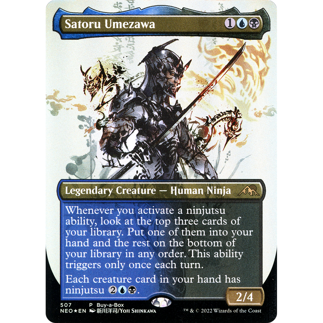 Satoru Umezawa (BABP-507) - Kamigawa: Neon Dynasty (Borderless) Foil