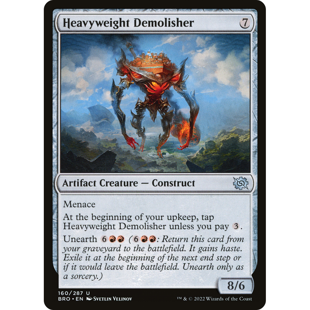 Heavyweight Demolisher (BRO-160) - The Brothers' War Foil