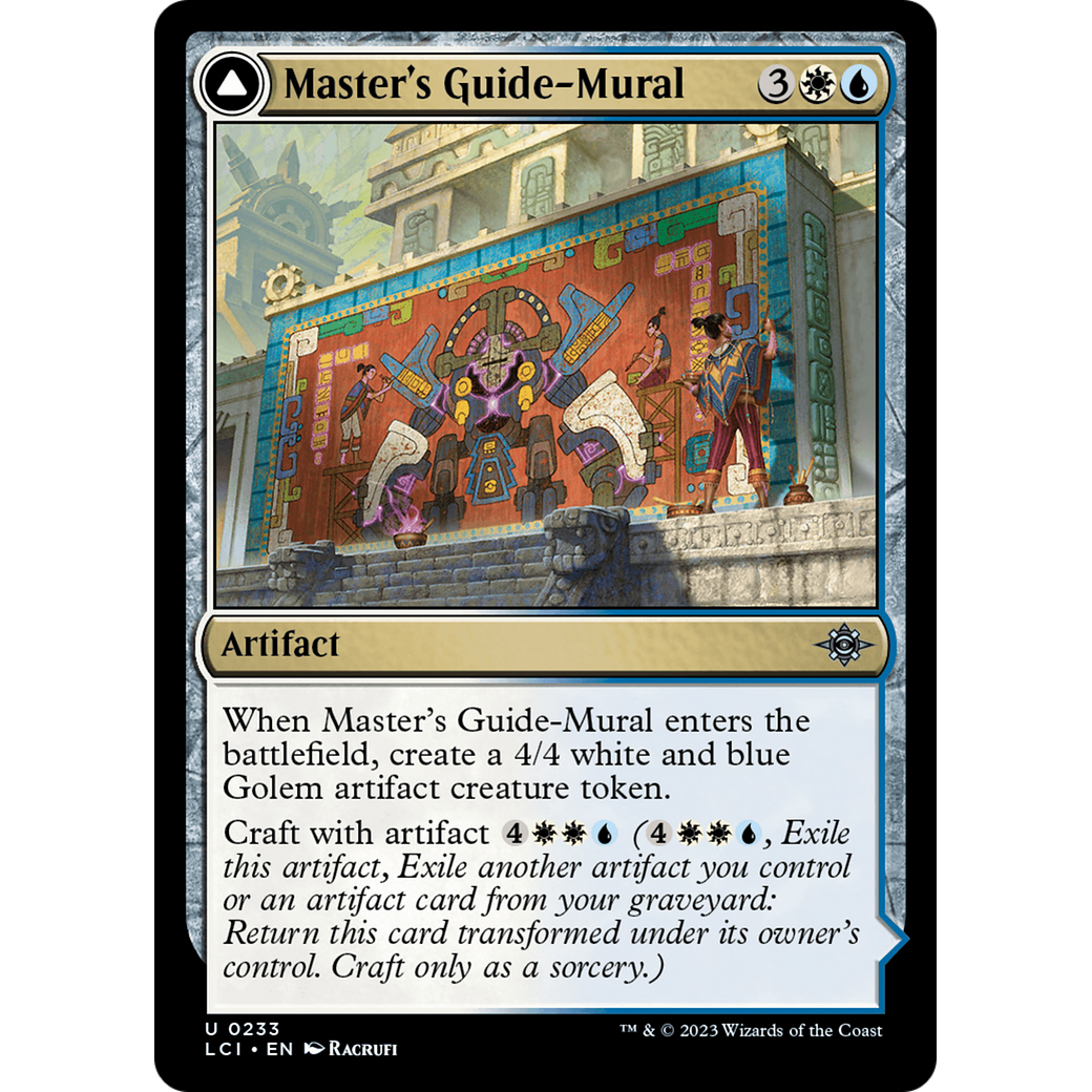 Master's Guide-Mural // Master's Manufactory (LCI-233) - The Lost Caverns of Ixalan Foil
