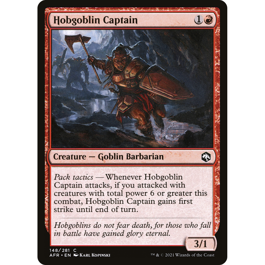 Hobgoblin Captain (AFR-148) - Adventures in the Forgotten Realms Foil