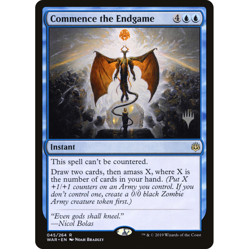 Commence the Endgame (PPELD-045) - War of the Spark Promos