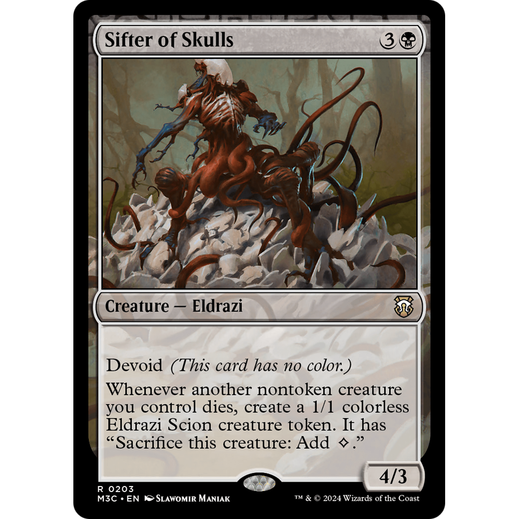 Sifter of Skulls (M3C-203) - Modern Horizons 3 Commander: (devoid) Foil