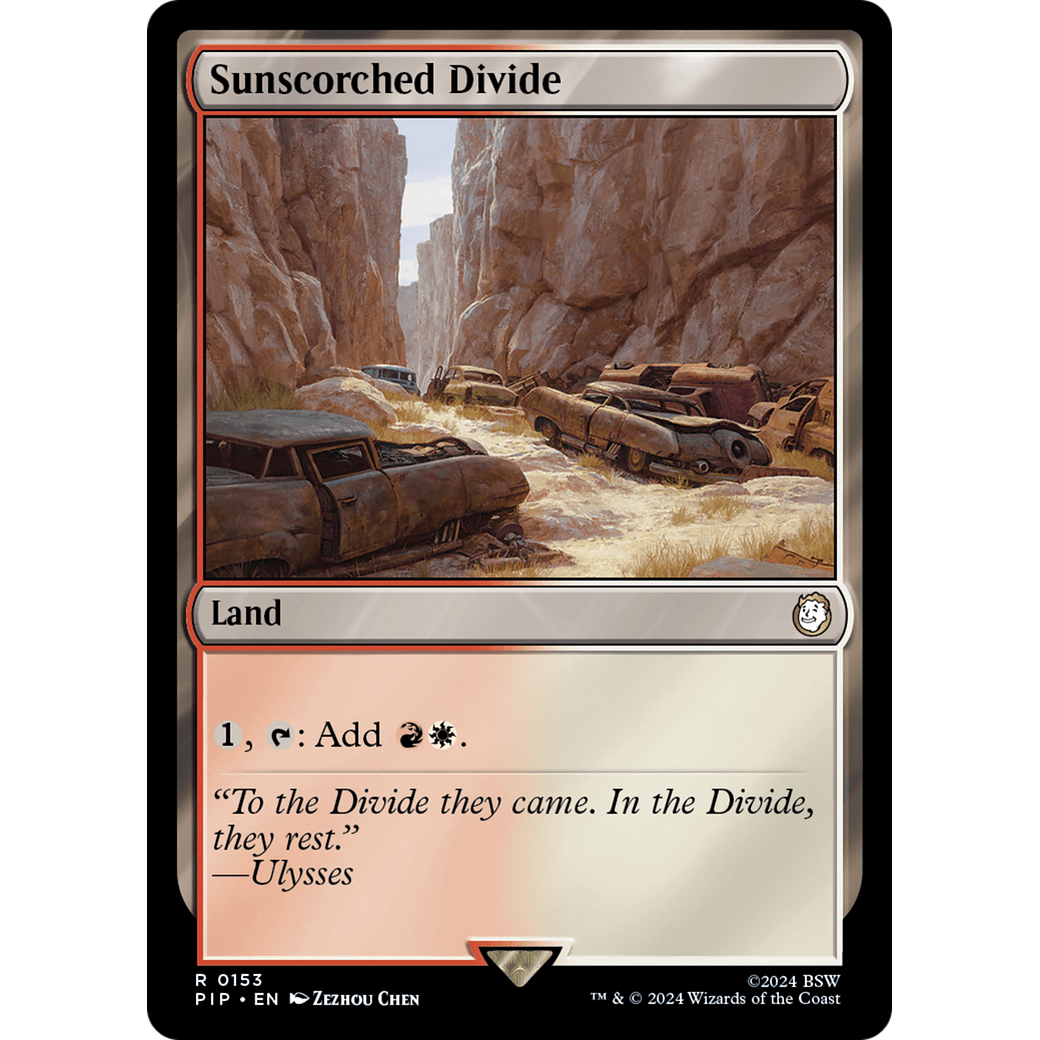 Sunscorched Divide (PIP-153) - Fallout Foil