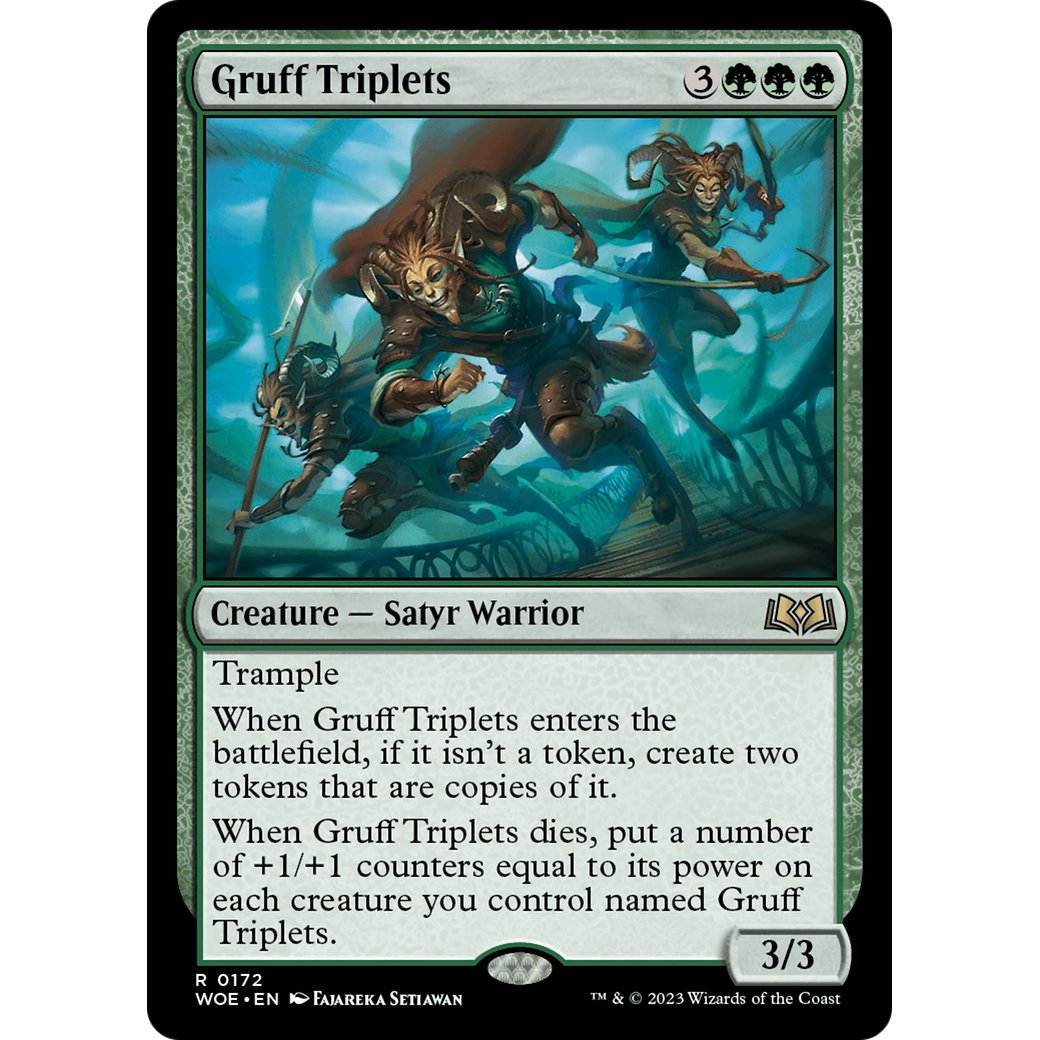 Gruff Triplets (WOE-172) - Wilds of Eldraine