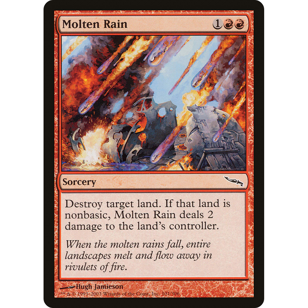 Molten Rain (MRD-101) - Mirrodin