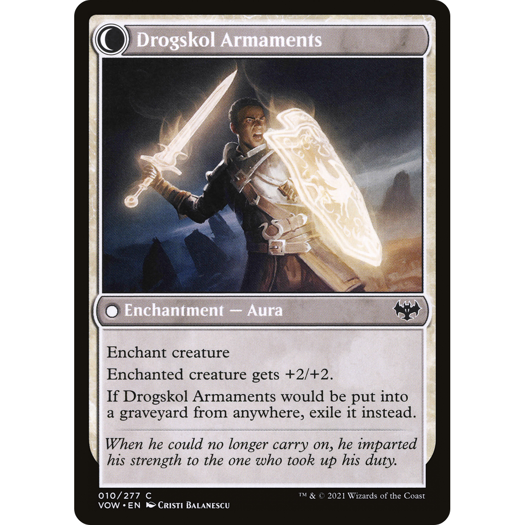Drogskol Infantry (VOW-010) - Innistrad: Crimson Vow: (Double Faced Transform) Foil
