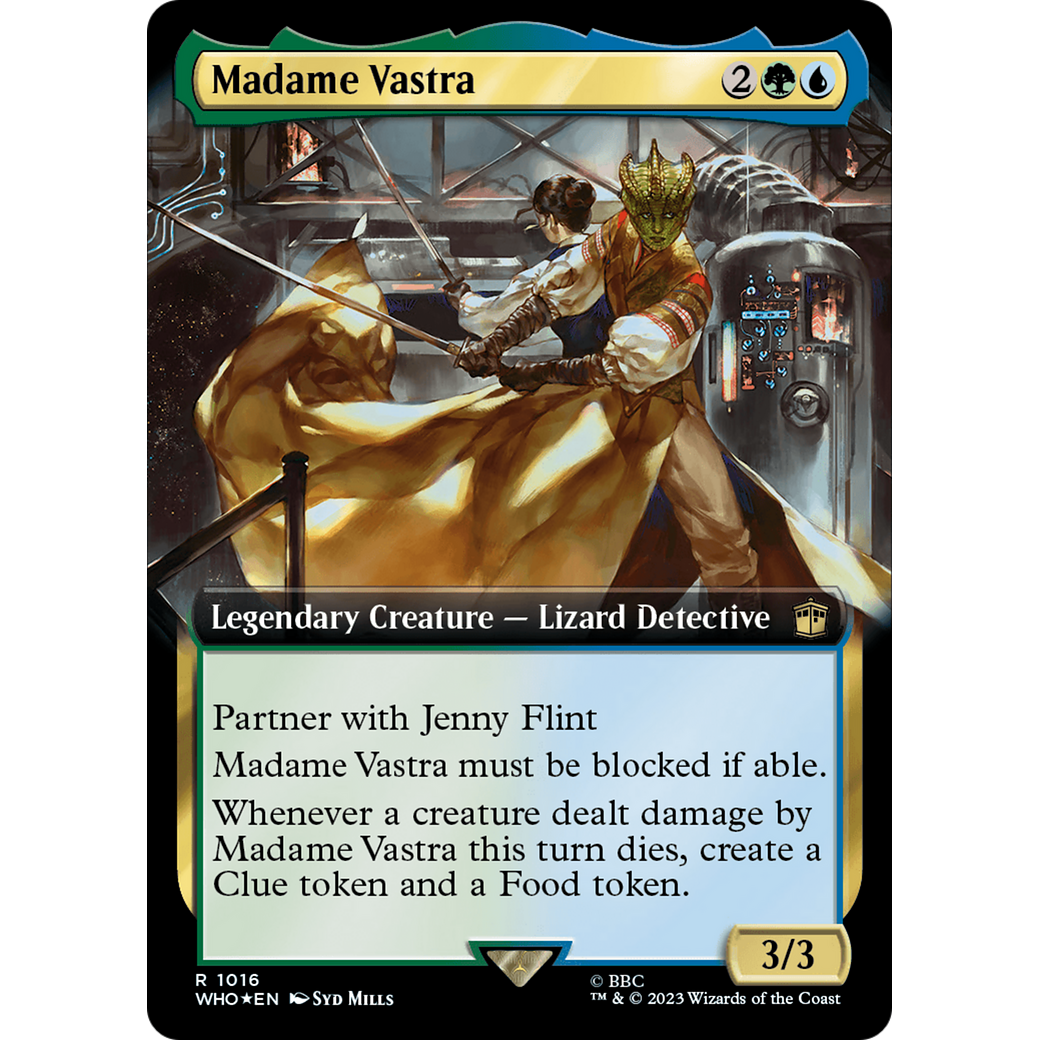 Madame Vastra (Extended Art) (Surge Foil) (WHO-1016) - Doctor Who: (Extended Art) Foil