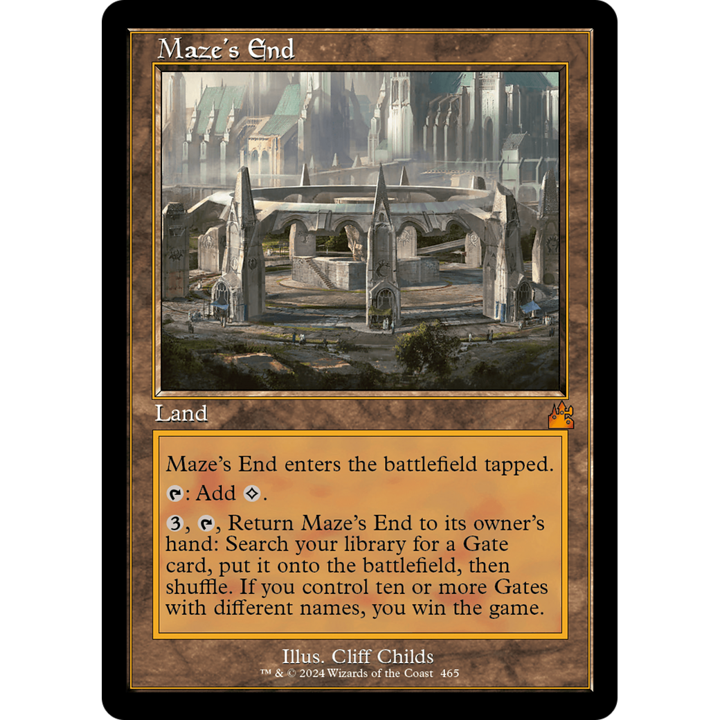 Maze's End (RVR-465) - Ravnica Remastered Foil
