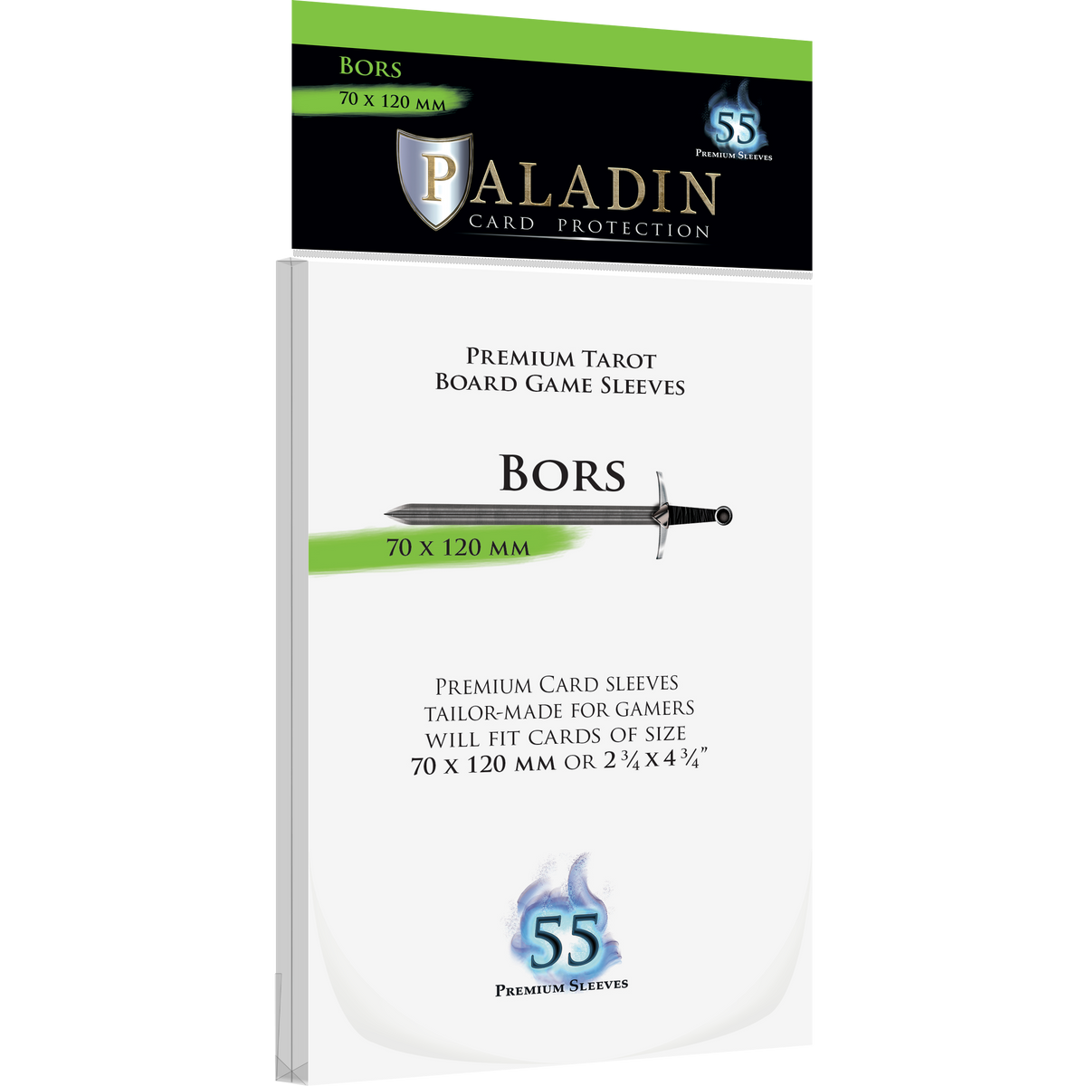 Paladin Card Protectors - Clear Gloss Large Sizes: Dagonet – 87.5x100mm