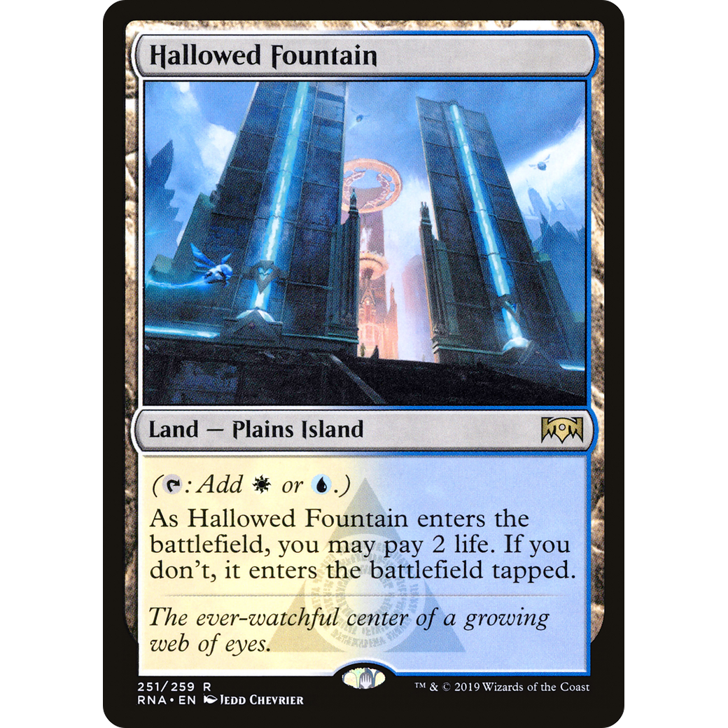 Hallowed Fountain (RNA-251) - Ravnica Allegiance Foil