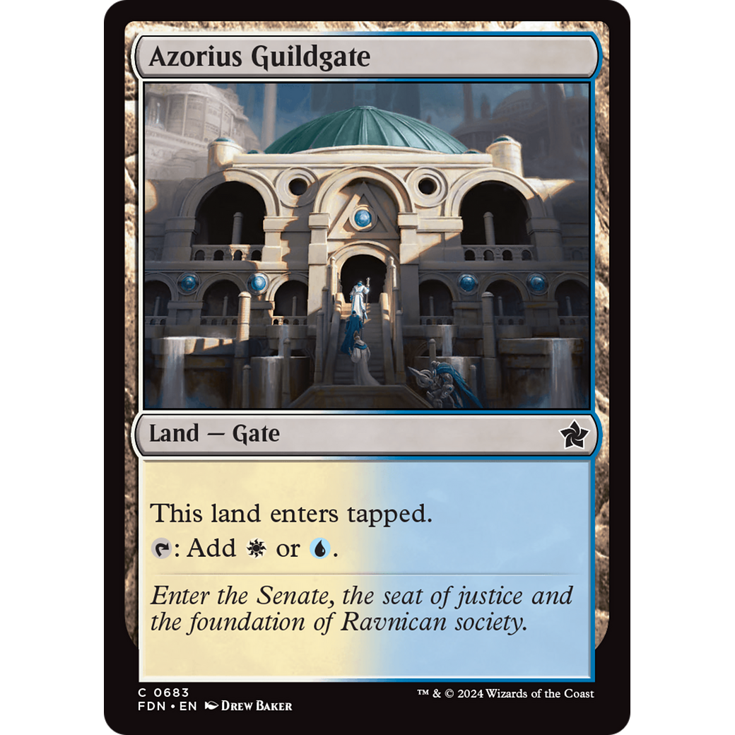 Azorius Guildgate (FDN-683) - Foundations