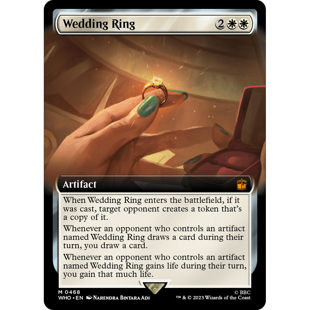 Wedding Ring (Extended Art) (WHO-468) - Doctor Who: (Extended Art)