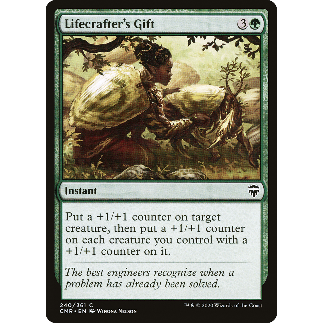 Lifecrafter's Gift (CMR-240) - Commander Legends Foil
