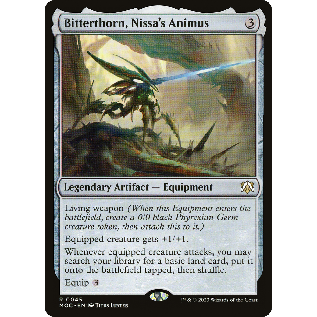 Bitterthorn, Nissa's Animus (MOC-045) - March of the Machine Commander