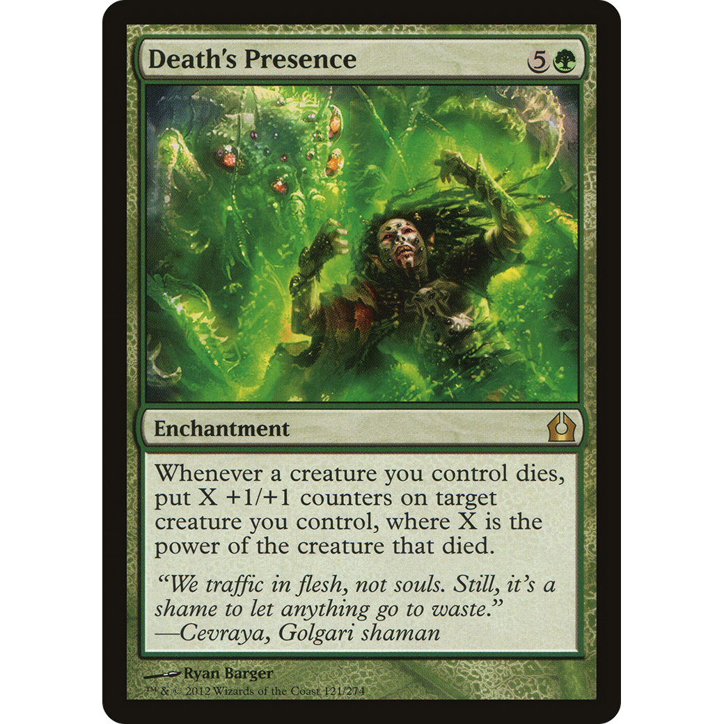Death's Presence (RTR-121) - Return to Ravnica