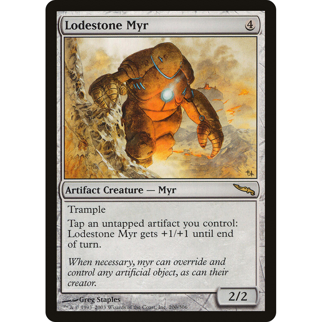 Lodestone Myr (MRD-200) - Mirrodin