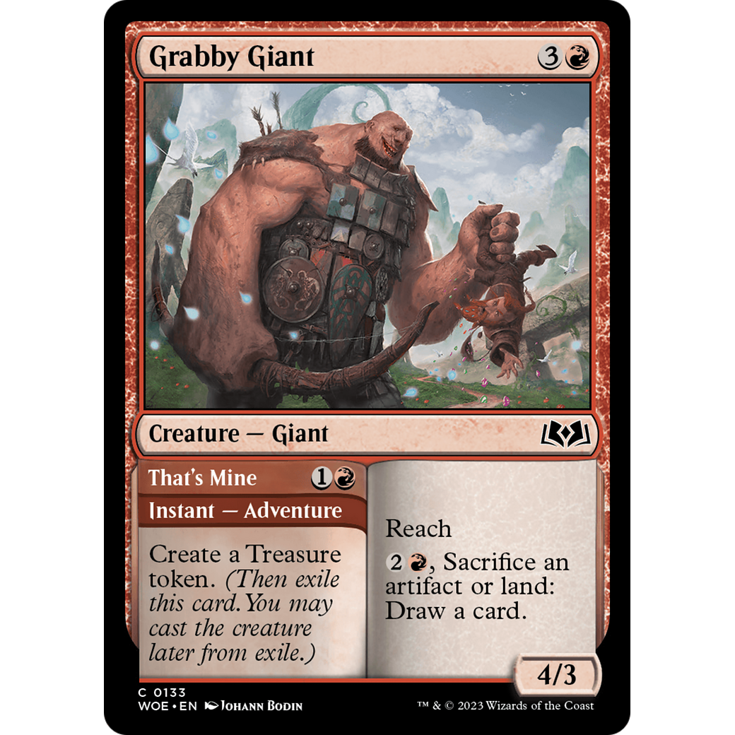 Grabby Giant // That's Mine (WOE-133) - Wilds of Eldraine