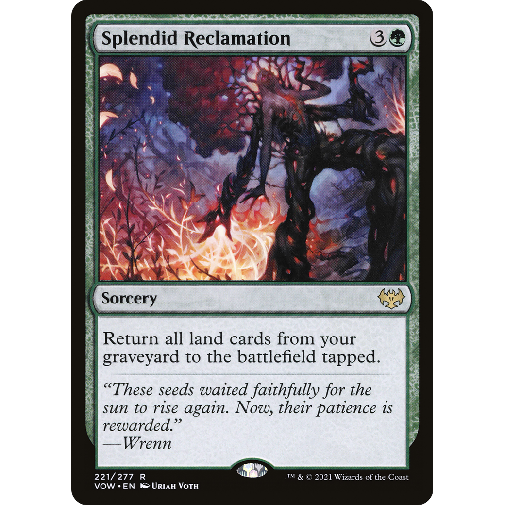 Splendid Reclamation (VOW-221) - Innistrad: Crimson Vow Foil