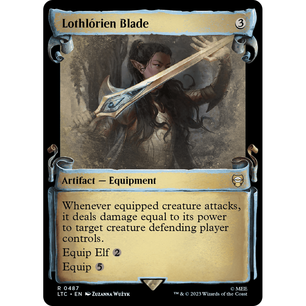 Lothlórien Blade (LTC-487) - Tales of Middle-earth Commander: (Showcase)