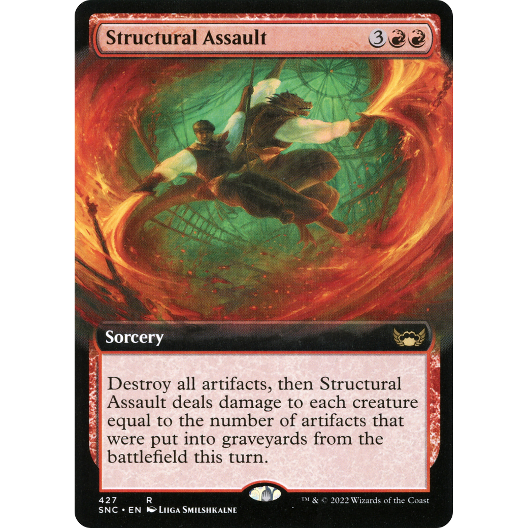 Structural Assault (Extended Art) (SNC-427) - Streets of New Capenna: (Extended Art)