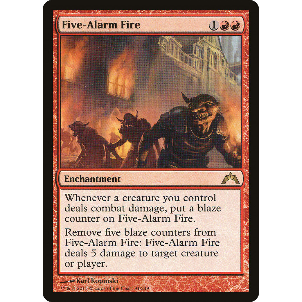 Five-Alarm Fire (GTC-091) - Gatecrash