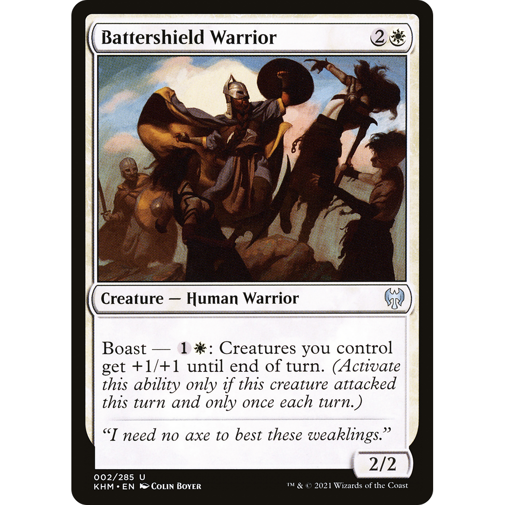 Battershield Warrior (KHM-002) - Kaldheim