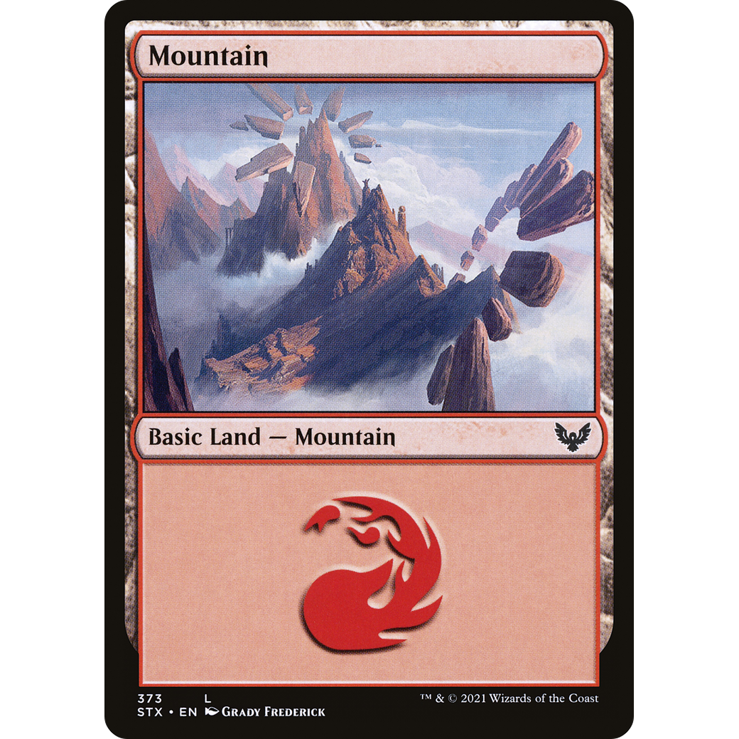 Mountain (373) (STX-373) - Strixhaven: School of Mages