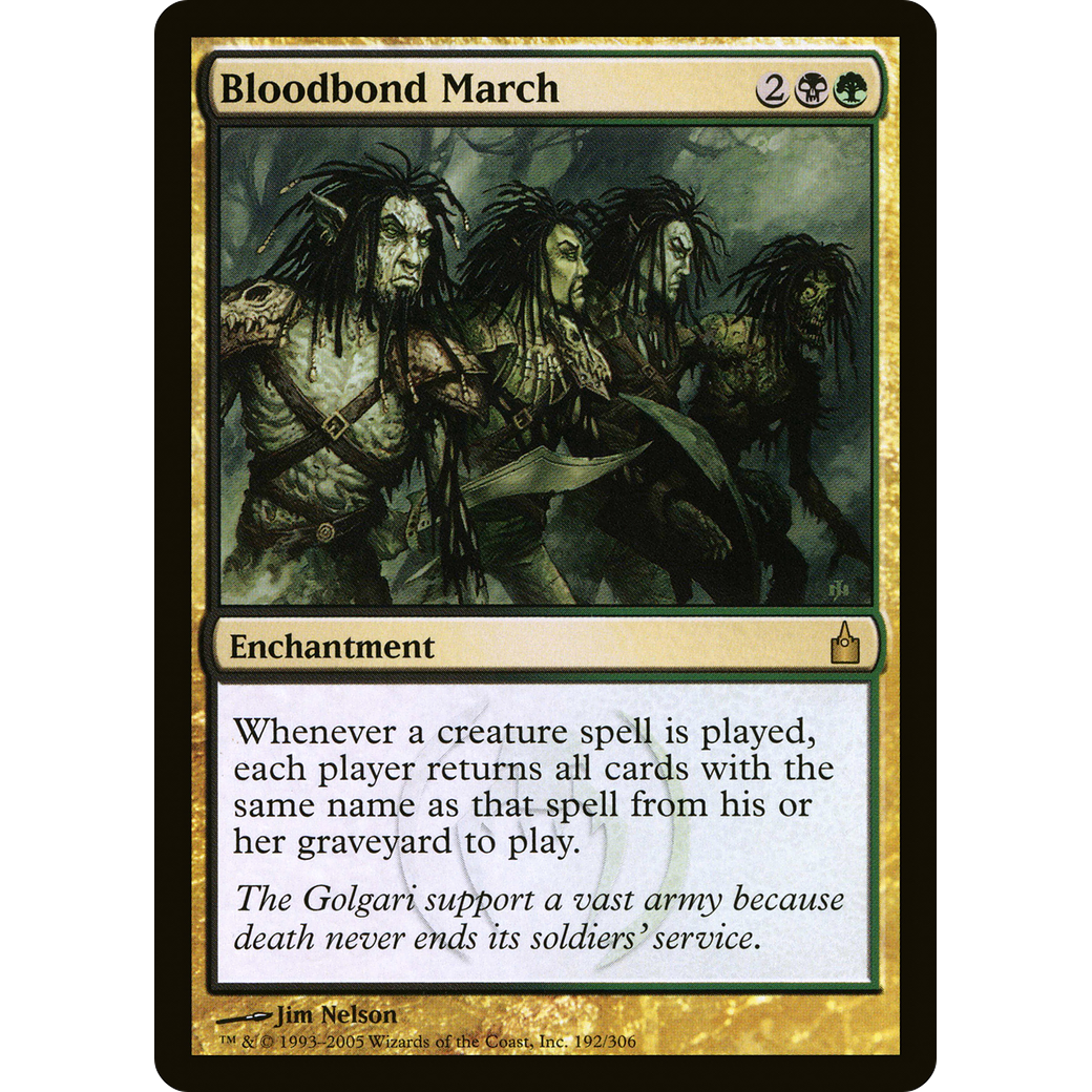 Bloodbond March (RAV-192) - Ravnica: City of Guilds