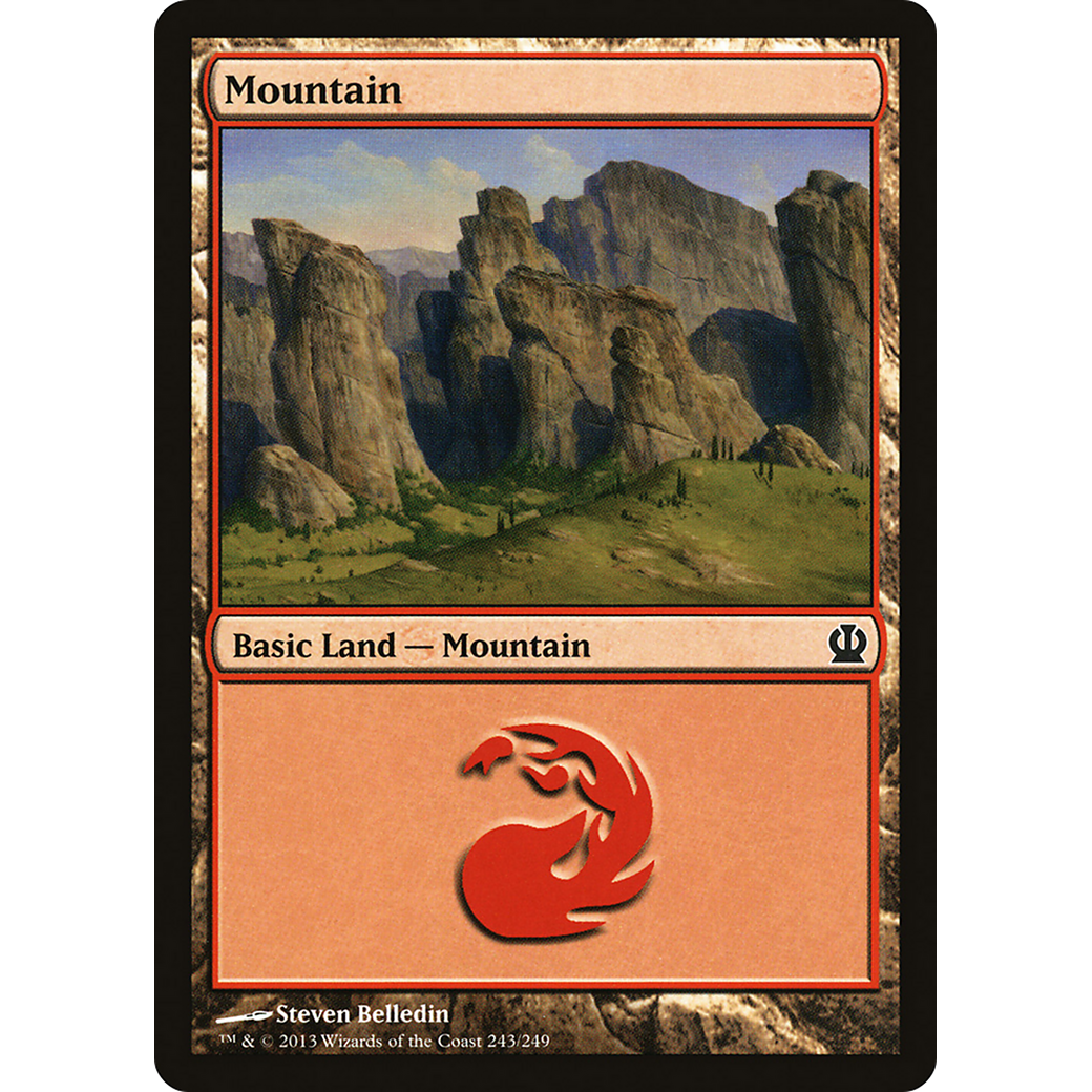 Mountain (243) (THS-243) - Theros Foil