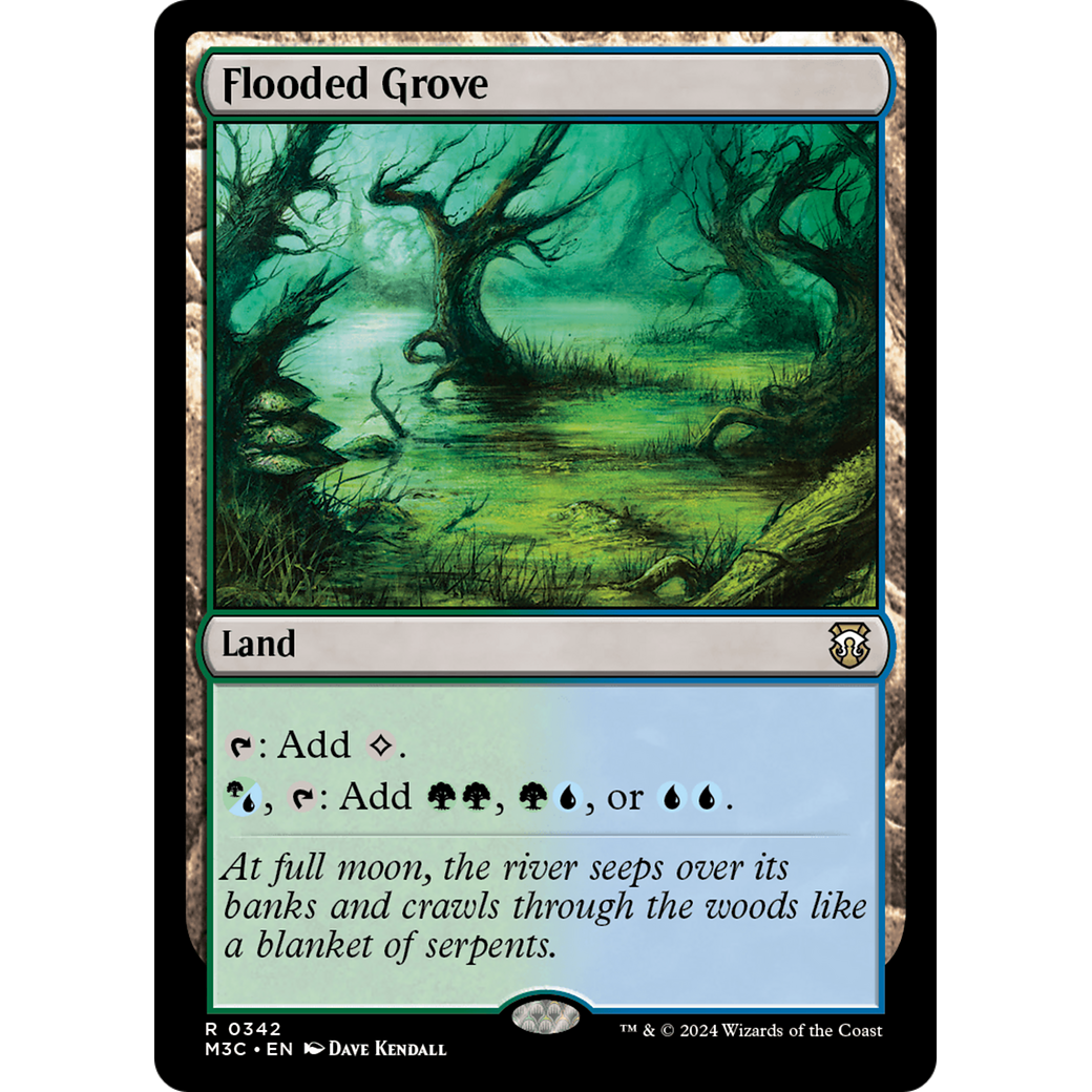 Flooded Grove (M3C-342) - Modern Horizons 3 Commander Foil