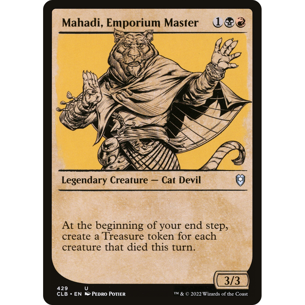 Mahadi, Emporium Master (CLB-429) - Commander Legends: Battle for Baldur's Gate: (Showcase)