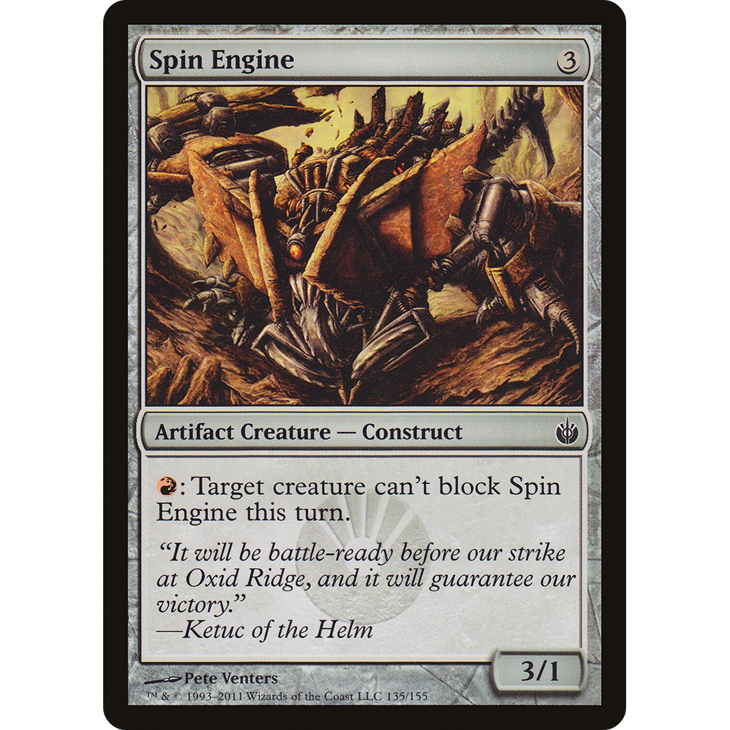 Spin Engine (MBS-135) - Mirrodin Besieged Foil