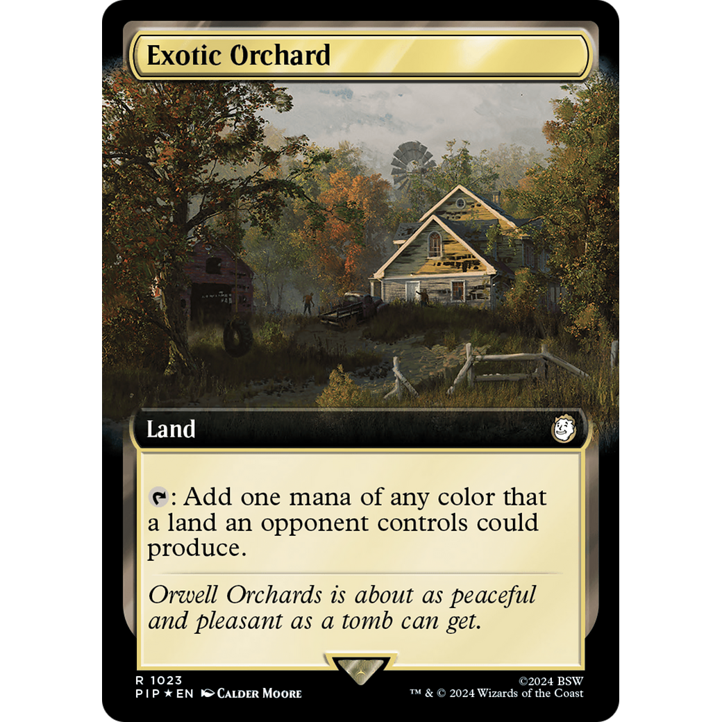 Exotic Orchard (PIP-1023) - Fallout: (Extended Art) Foil