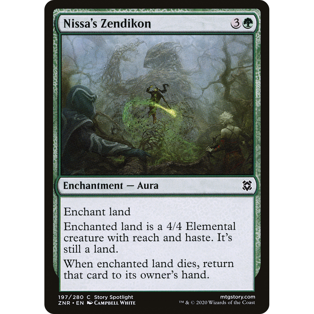 Nissa's Zendikon (ZNR-197) - Zendikar Rising Foil
