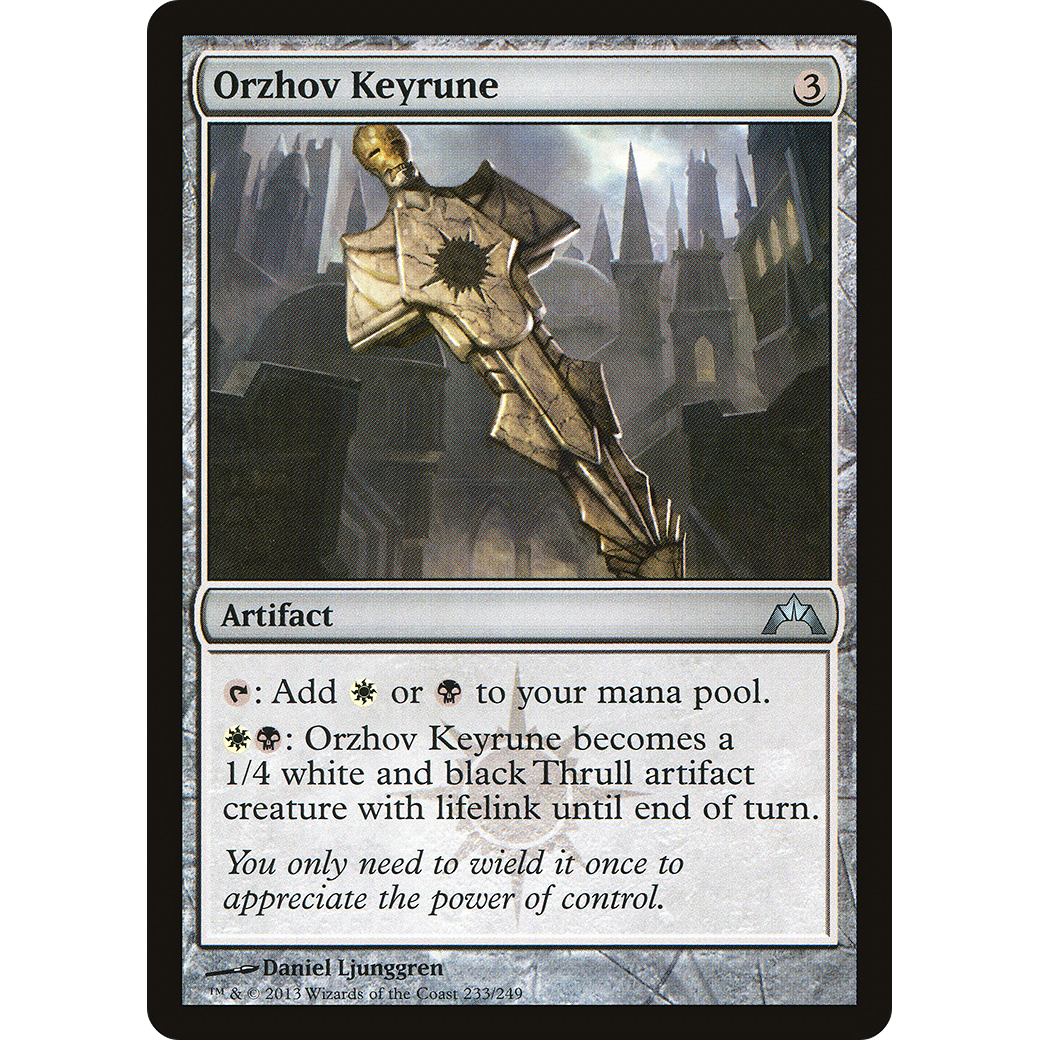 Orzhov Keyrune (GTC-233) - Gatecrash Foil