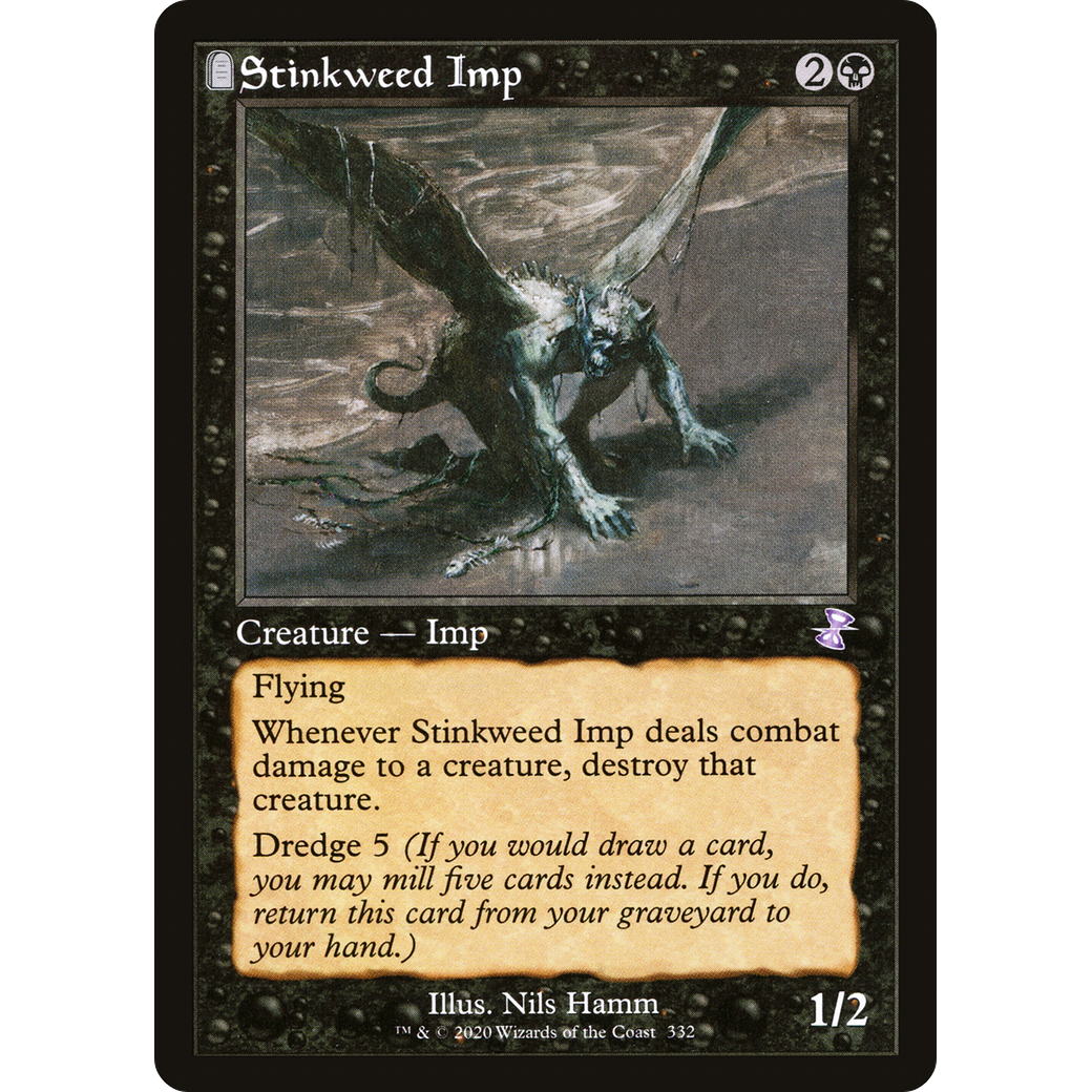 Stinkweed Imp (TSR-332) - Time Spiral Remastered: (tombstone) Foil