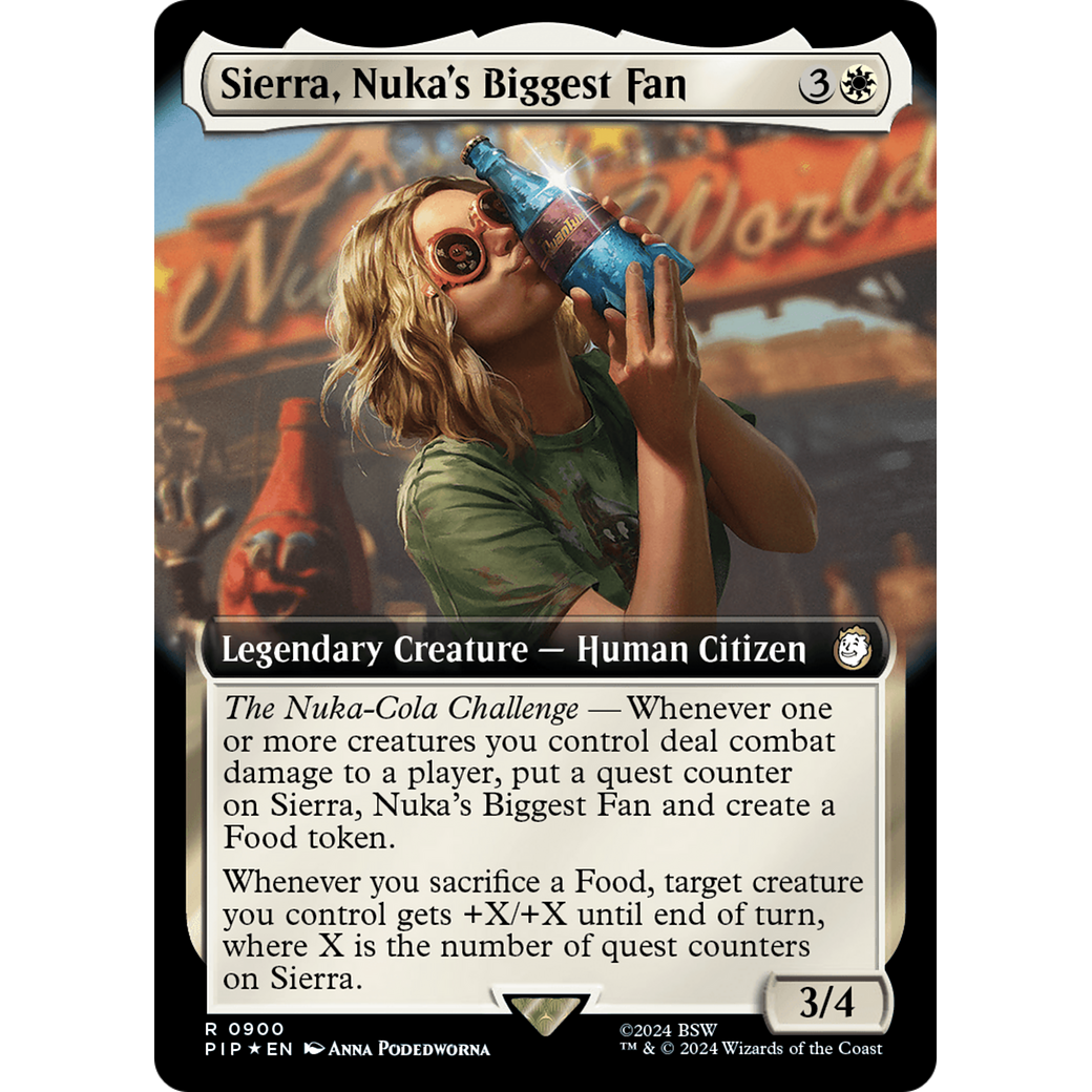 Sierra, Nuka's Biggest Fan (PIP-900) - Fallout: (Extended Art) Foil
