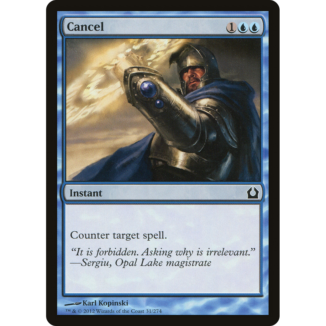 Cancel (RTR-031) - Return to Ravnica Foil