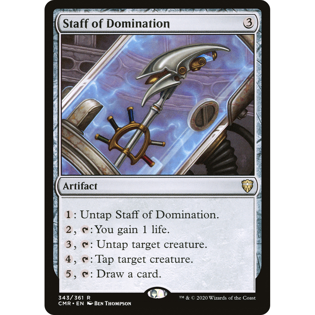 Staff of Domination (CMR-343) - Commander Legends Foil
