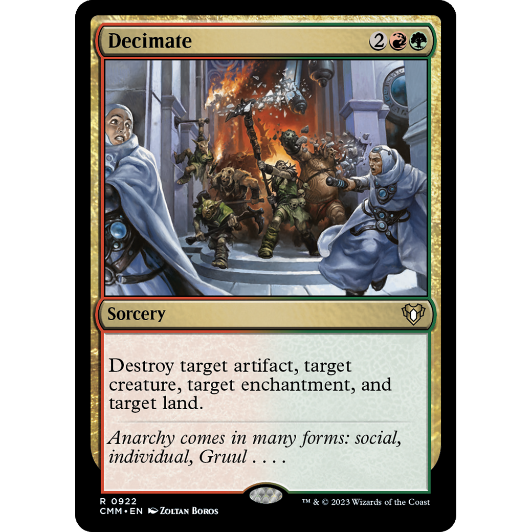 Decimate (CMM-922) - Commander Masters
